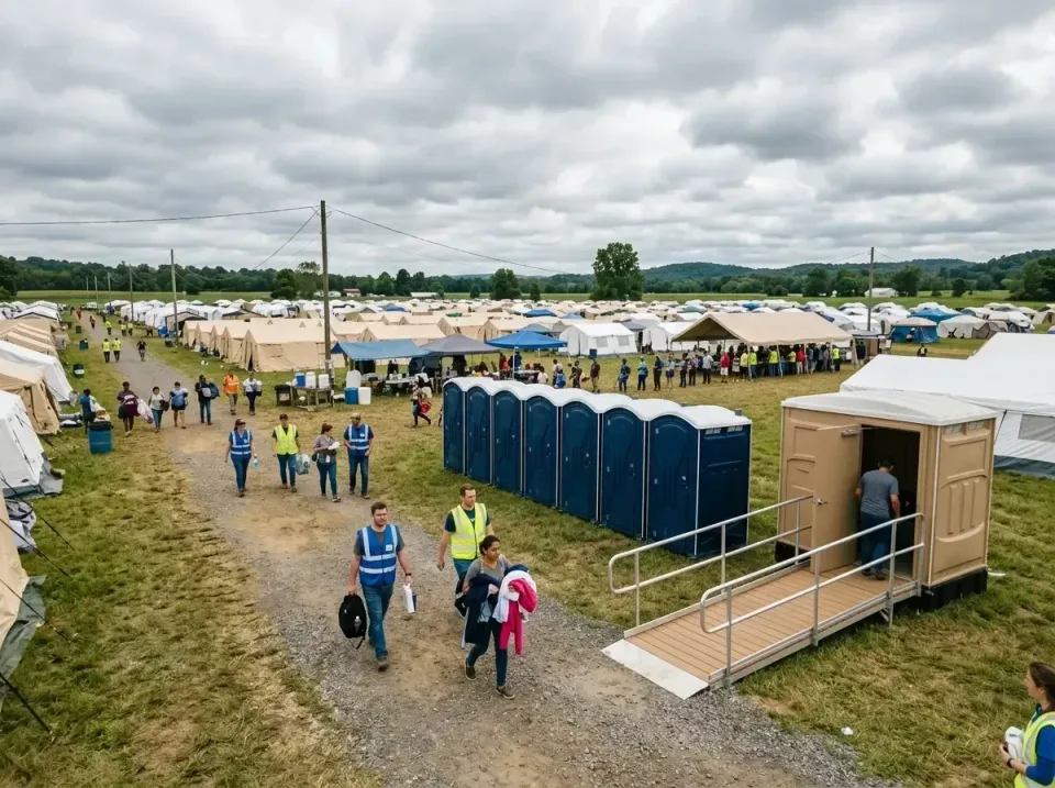 disaster-relief-camp-restrooms-010 — frequently asked questions, Dumpster & Portable Bathrooms Rental in Beechwood Trails, OH